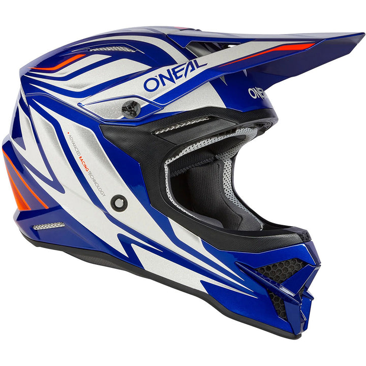 ONEAL 24 3SRS HELM VERTICAL V.23 - BLU/WHT (XL)