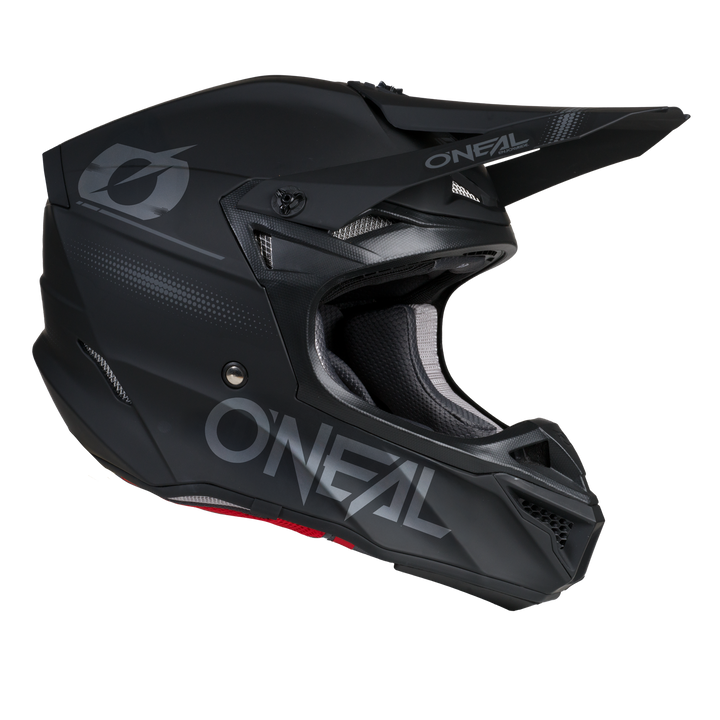 Oneal 2026 5 SRS Blackout V.26 MX Helmet - Black/Grey