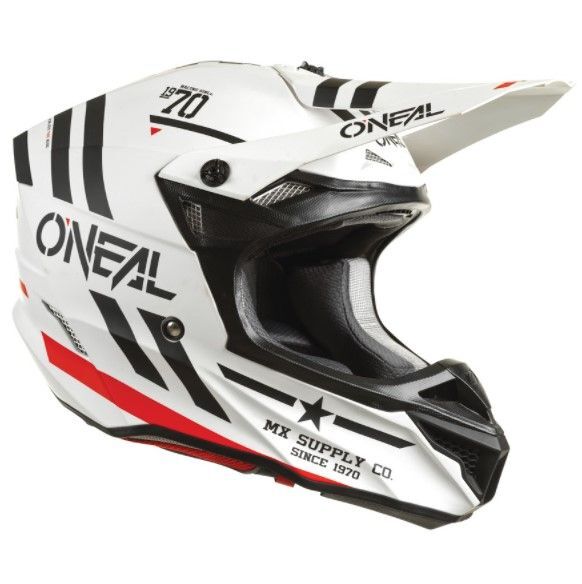 ONEAL 5SRS SQUADRON V.22 FULL FACE HELMET - WHITE/BLACK