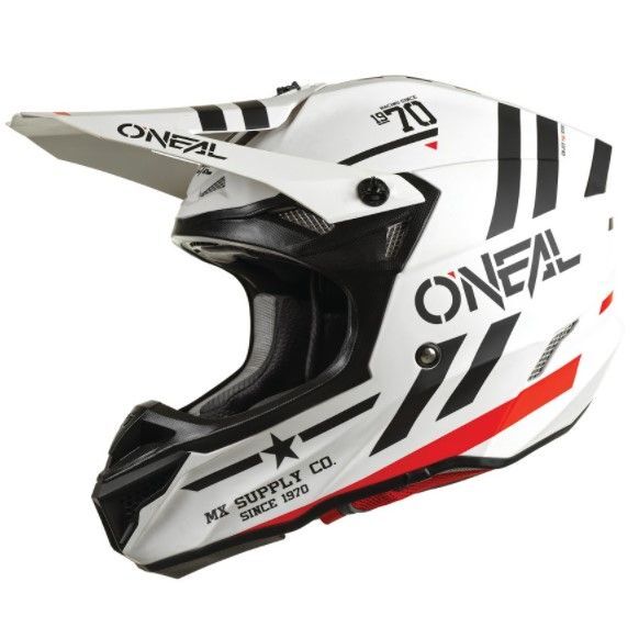 ONEAL 5SRS SQUADRON V.22 FULL FACE HELMET - WHITE/BLACK
