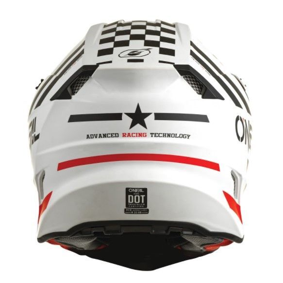 ONEAL 5SRS SQUADRON V.22 FULL FACE HELMET - WHITE/BLACK