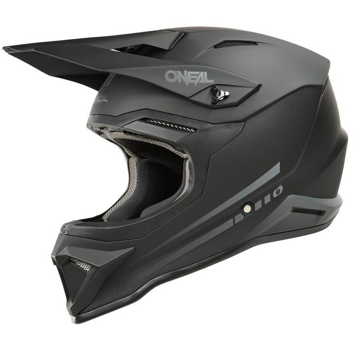 ONEAL 2027 1 SERIES SOLID BLACK FULL FACE HELMET (2XL)