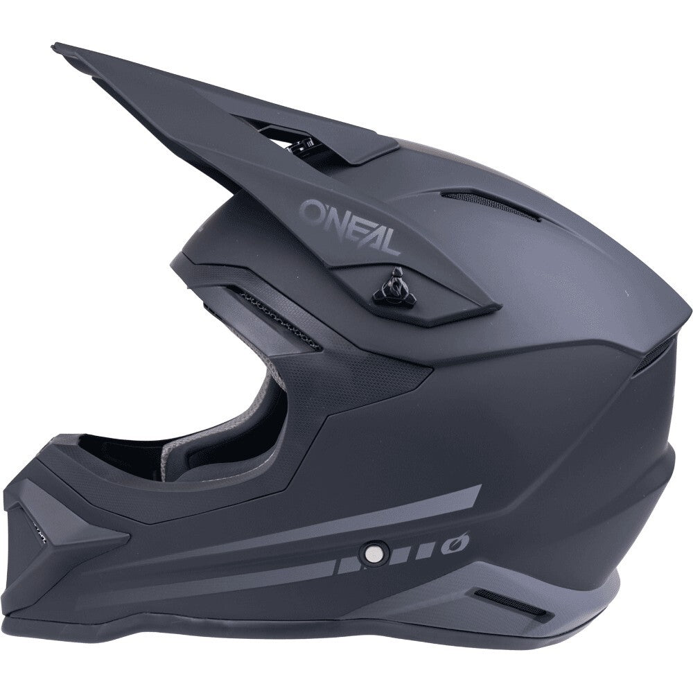 ONEAL 2027 1 SERIES SOLID BLACK FULL FACE HELMET (2XL)
