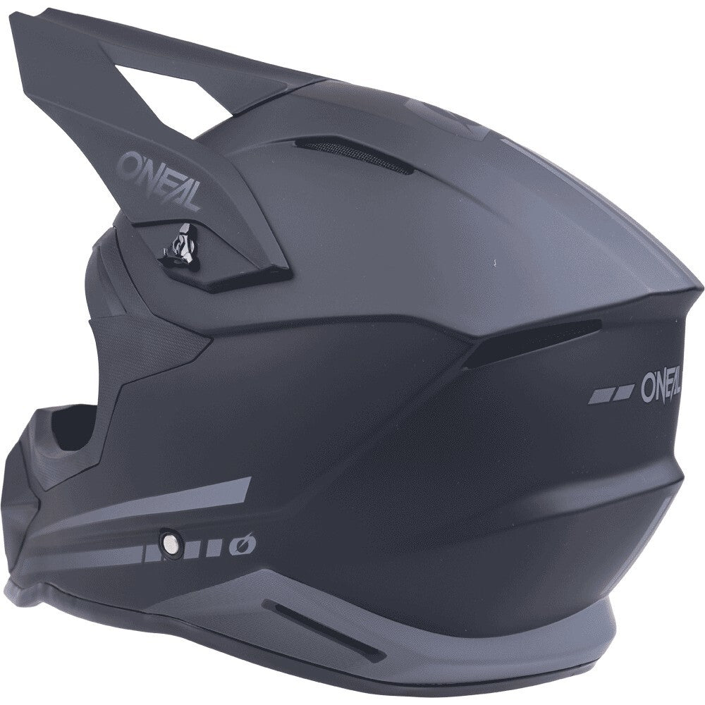 ONEAL 2027 1 SERIES SOLID BLACK FULL FACE HELMET (2XL)