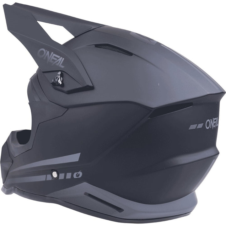 ONEAL 2027 1 SERIES SOLID BLACK FULL FACE HELMET (2XL)