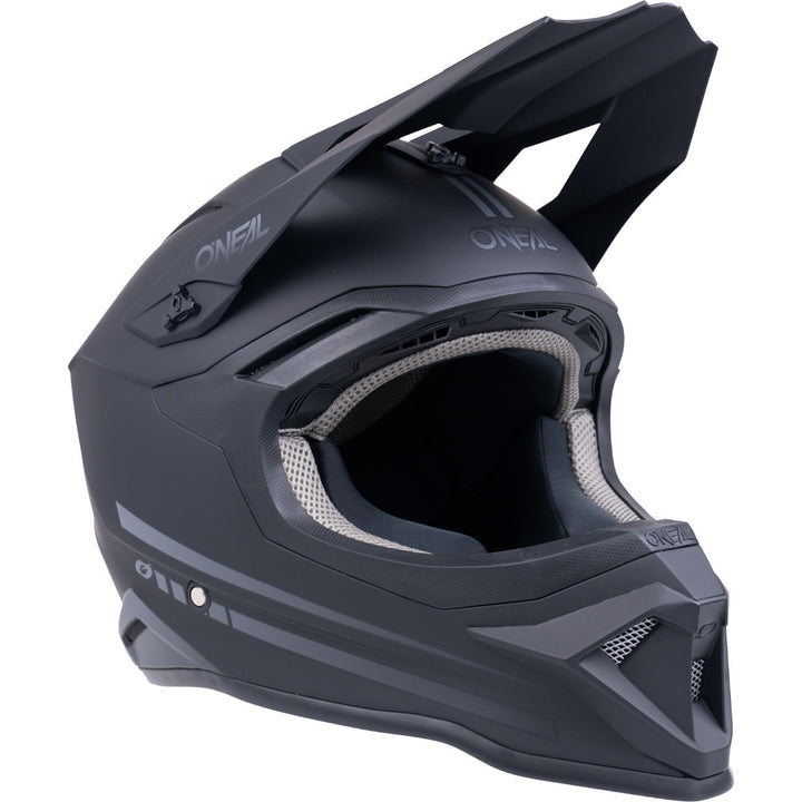 ONEAL 2027 1 SERIES SOLID BLACK FULL FACE HELMET (2XL)