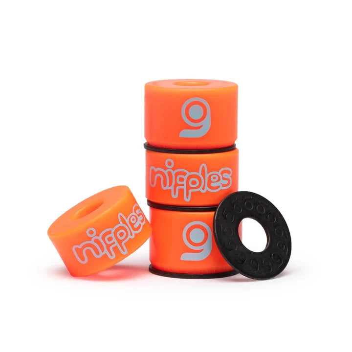 Orangatang Nipples Bushings 85A Orange/Soft