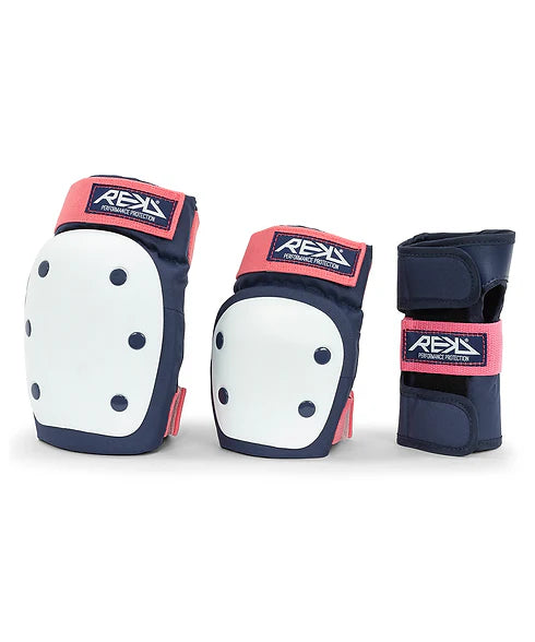 Rekd Adult Heavy Duty Triple Set Blue Pink