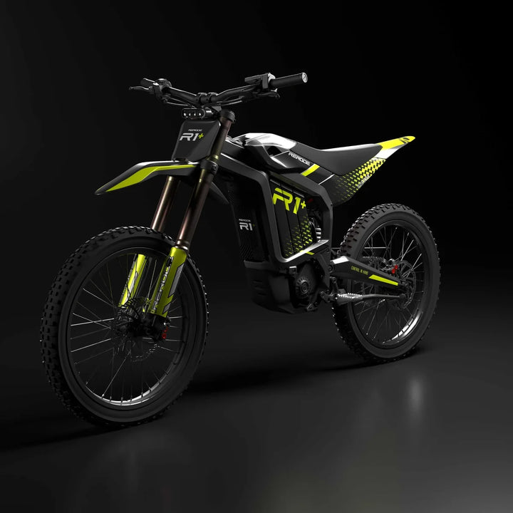 Rerode R1+ 17kW electric dirt bike in Black / Yellow