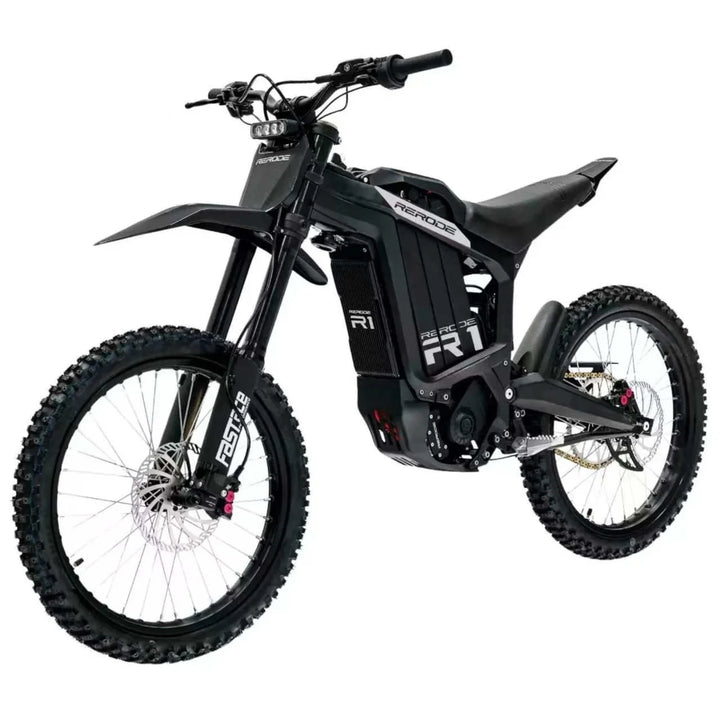 Rerode R1 electric dirt bike in Black-out