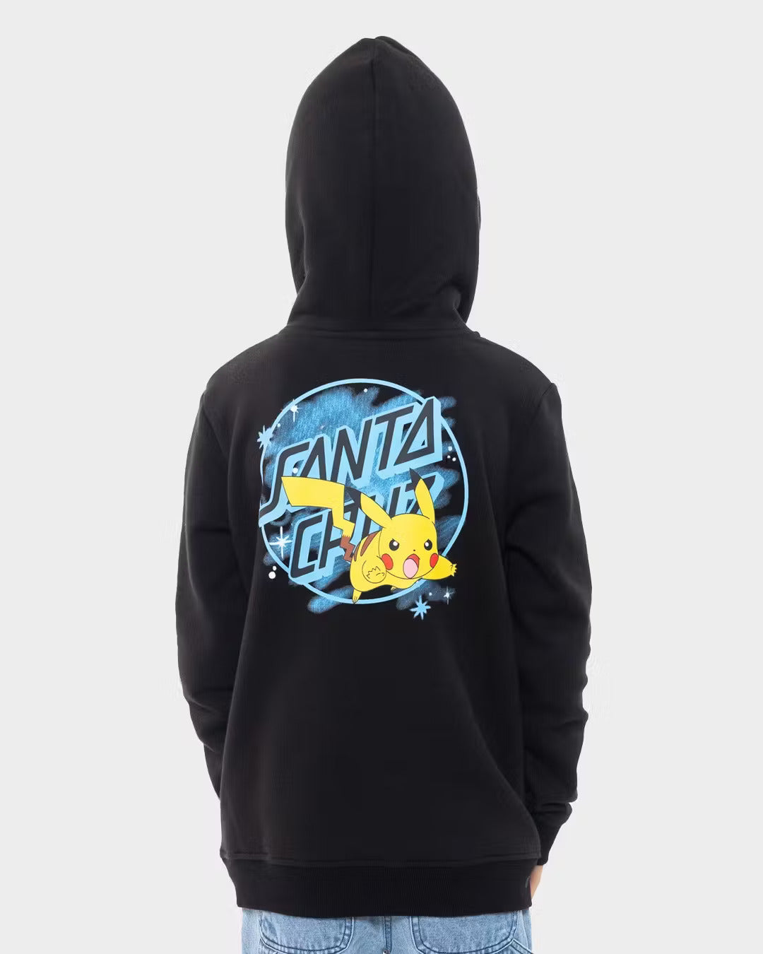 Pokemon Pikachu Spray Dot Santa Cruz Boys Pullover Hoodie – Urban