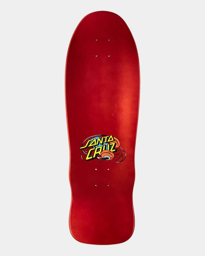 Santa Cruz X Stranger Things Grabke Max Melting Clock 9.7 Skateboard Deck