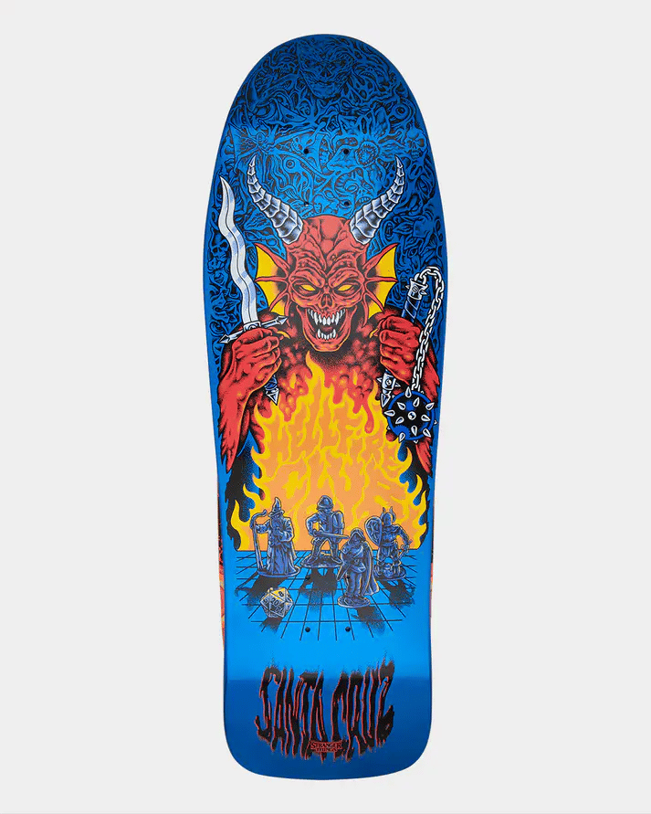 Santa Cruz X Stranger Things Knox Hellfire Pit 10.07 Skateboard Deck