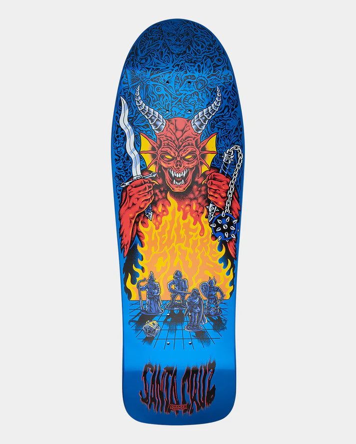 Santa Cruz X Stranger Things Knox Hellfire Pit 10.07 Skateboard Deck