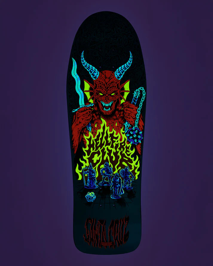 Santa Cruz X Stranger Things Knox Hellfire Pit 10.07 Skateboard Deck