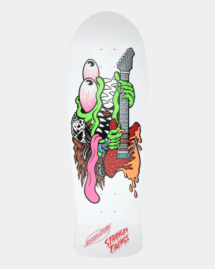 Santa Cruz X Stranger Things Meek Slasher Eddie Reveal 10.1 Skateboard Deck
