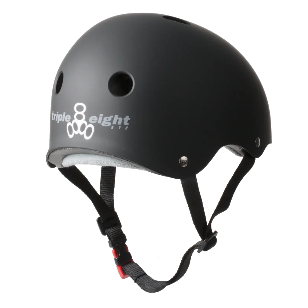 Triple 8 The Certified Helmet Ss Black Rubber xs