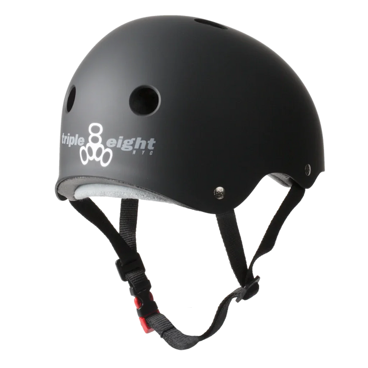 Triple 8 The Certified Helmet Ss Black Rubber xs