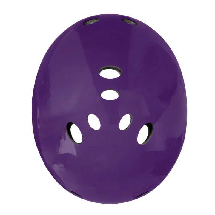top profile Triple 8 SS helmet purple gloss