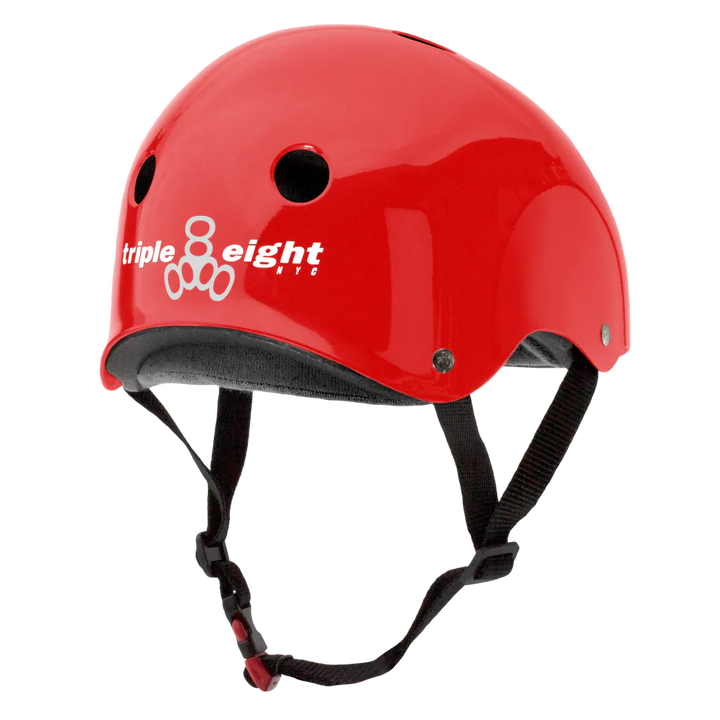 Triple 8 The Certified Helmet Ss Red Gloss