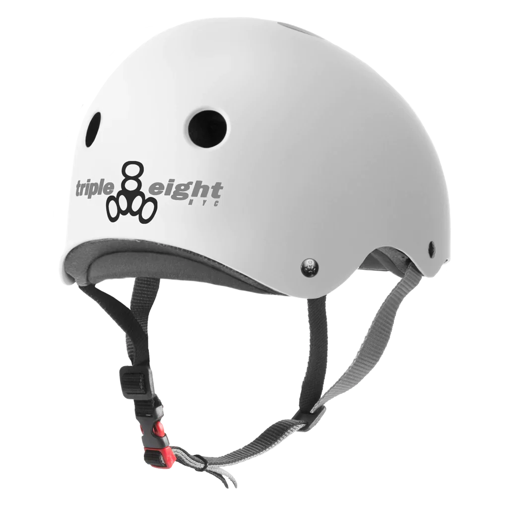 Triple 8 The Certified Helmet Ss White Rubber