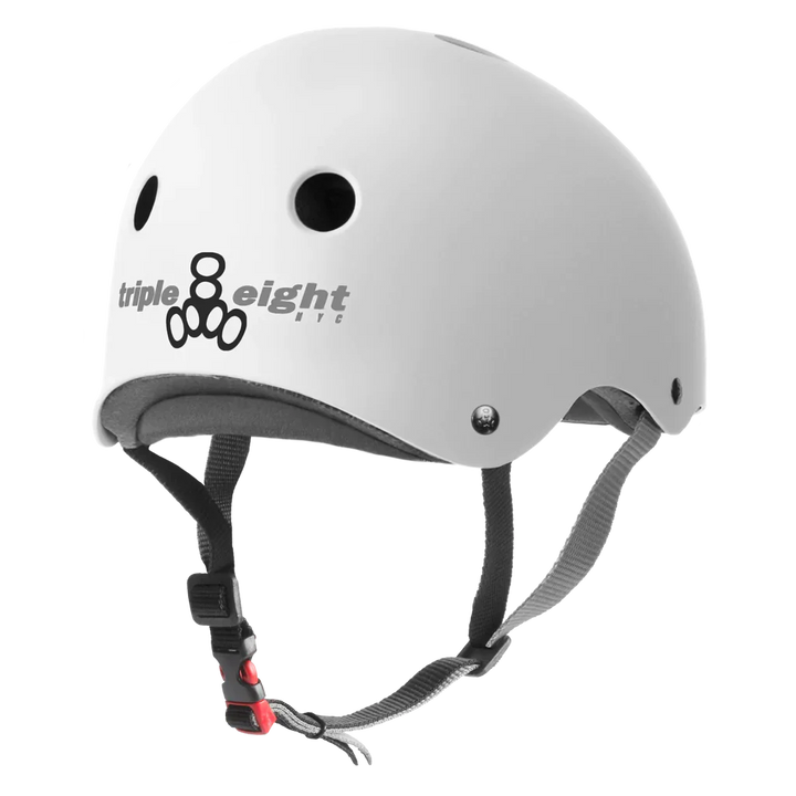 Triple 8 The Certified Helmet Ss White Rubber