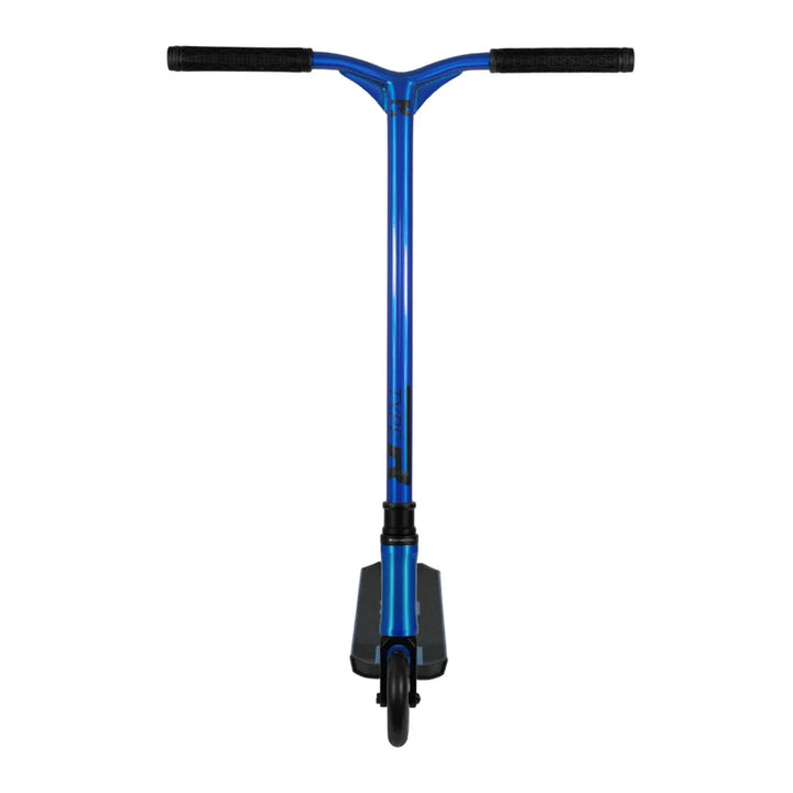 Root Industries Type R PRO scooter in blue, front view