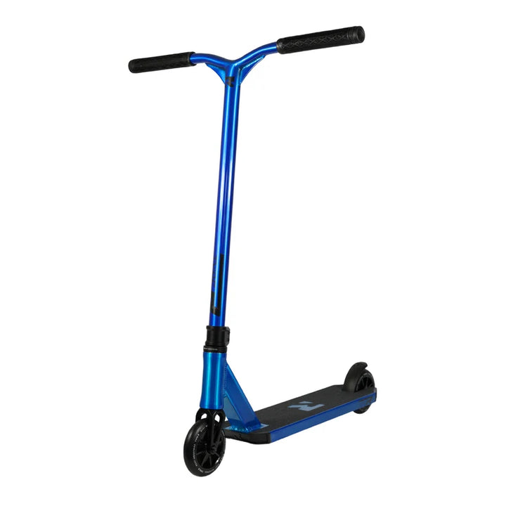 Root Industries Type R PRO scooter in blue, front side view