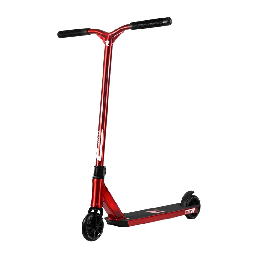 Root Industries Type R PRO scooter in red, front side view