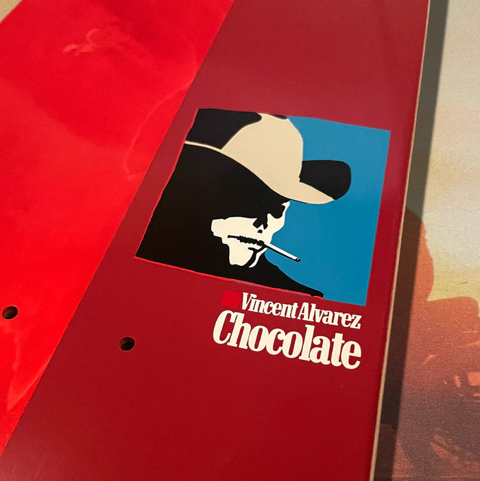 CHOCOLATE VINCENT ALVAREZ BANDITO TWIN 8.5 SKATEBOARD DECK
