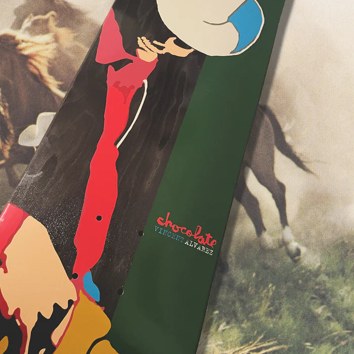 CHOCOLATE VINCENT ALVAREZ BANDITO TWIN 8.5 SKATEBOARD DECK