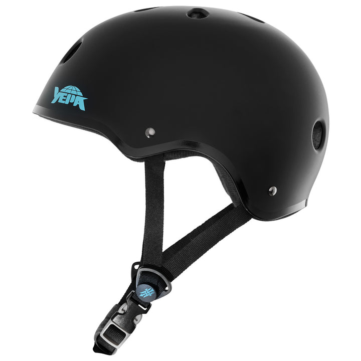 certified urban riding helmet matte black teal