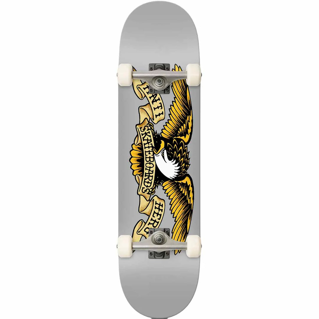 Anti Hero Classic Eagle Grey Complete Skateboard 7.5"