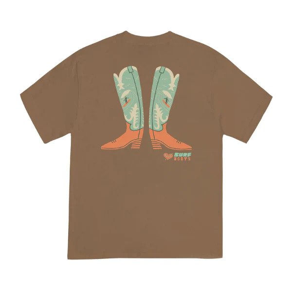 Krux Surf Boots T-shirt Woodland Brown