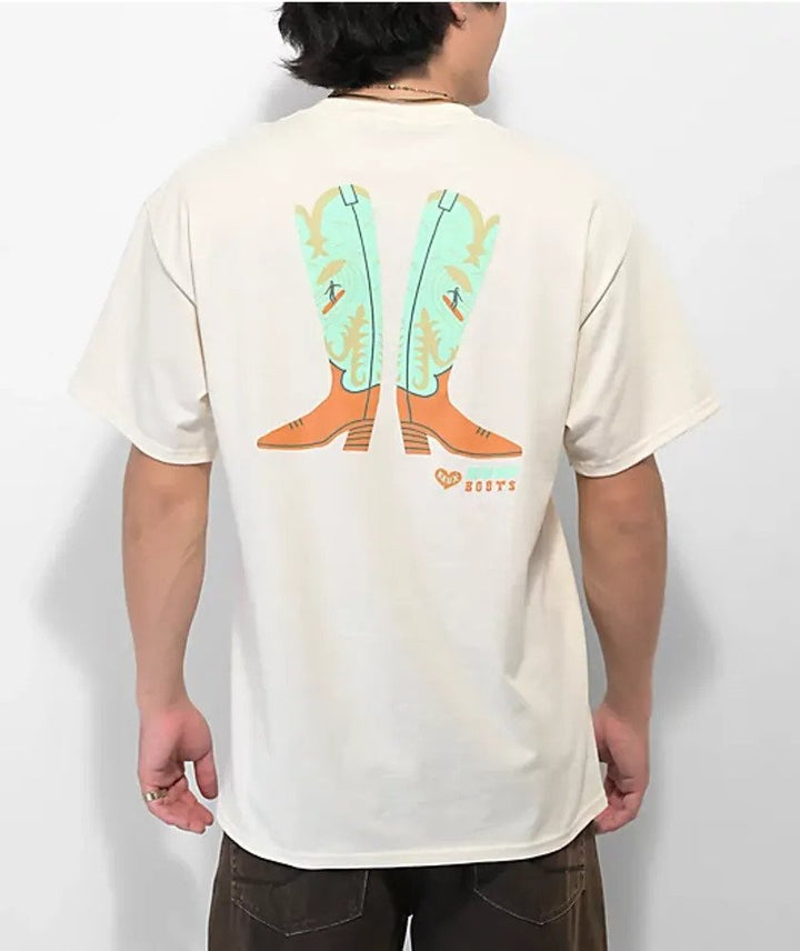 Krux Surf Boots T-shirt Natural
