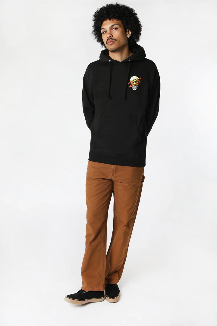 Santa Cruz Dressen Rose Crew Three Hoodie Black