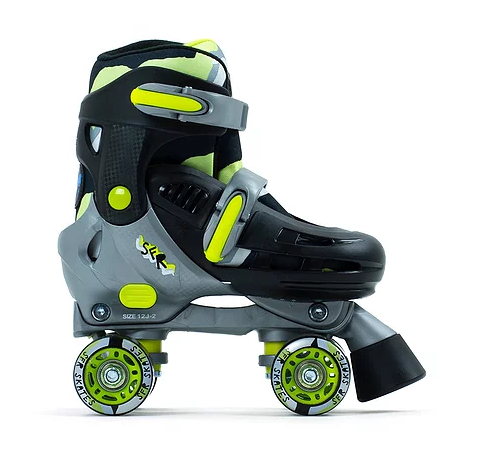 Sfr Hurricane Iii Quad Roller Skates - Black Yellow