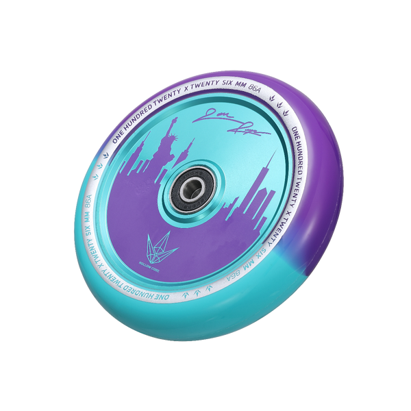 ENVY JON REYES SIGNATURE 120MM SCOOTER WHEEL | Purple/Teal EACH