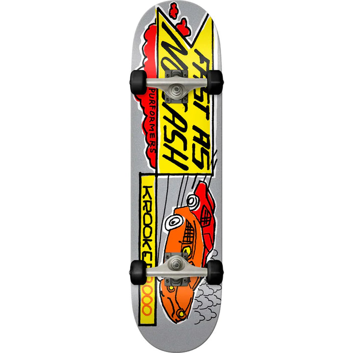 Krooked Racing Complete Skateboard 8.0"