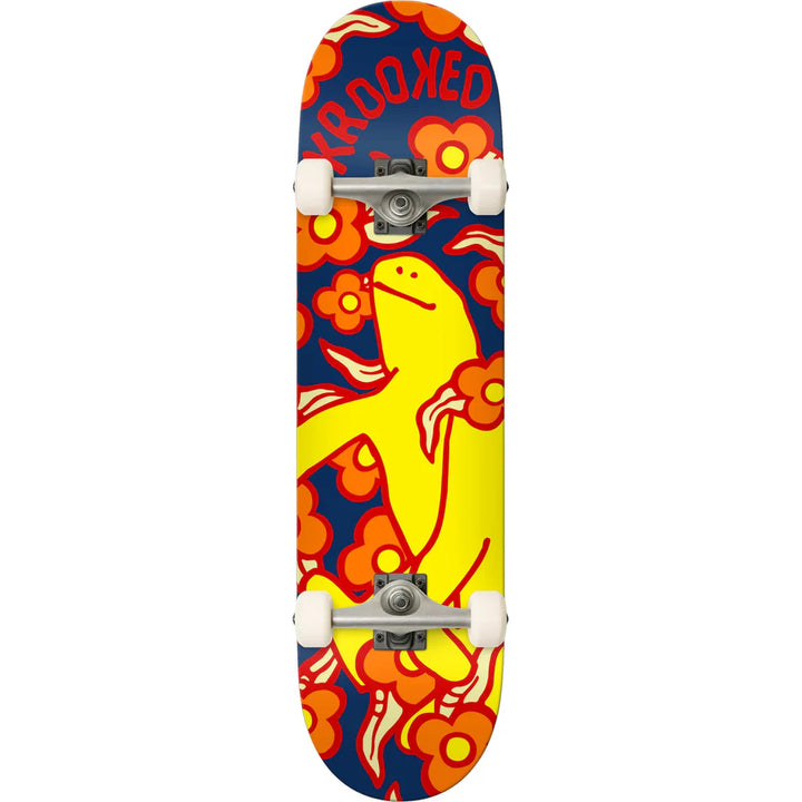 Krooked Shmoo Vibes Blue Complete Skateboard 7.3"