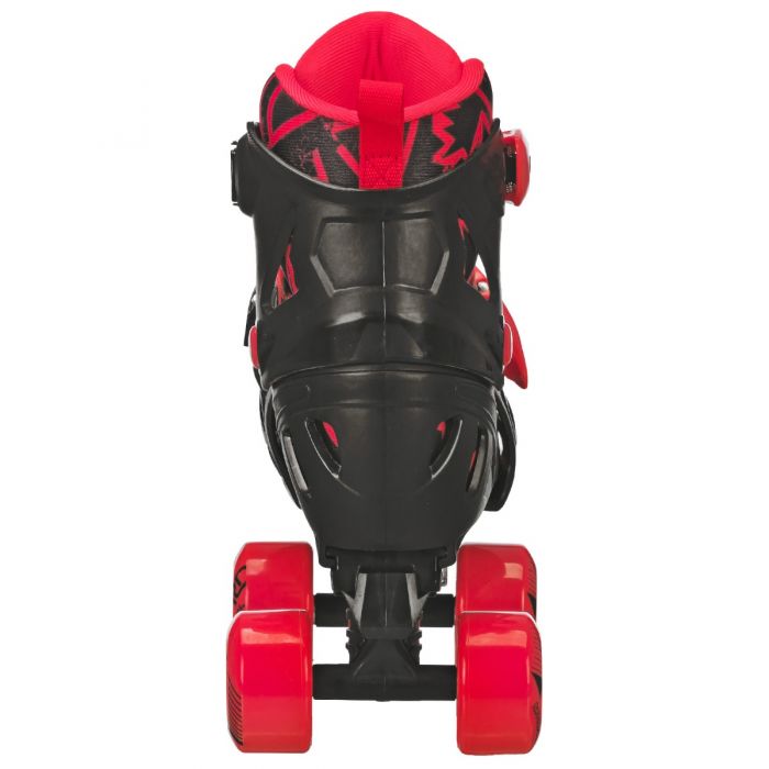 Rds Trac Star Skate Boys Black Red Adjustable Roller Skates