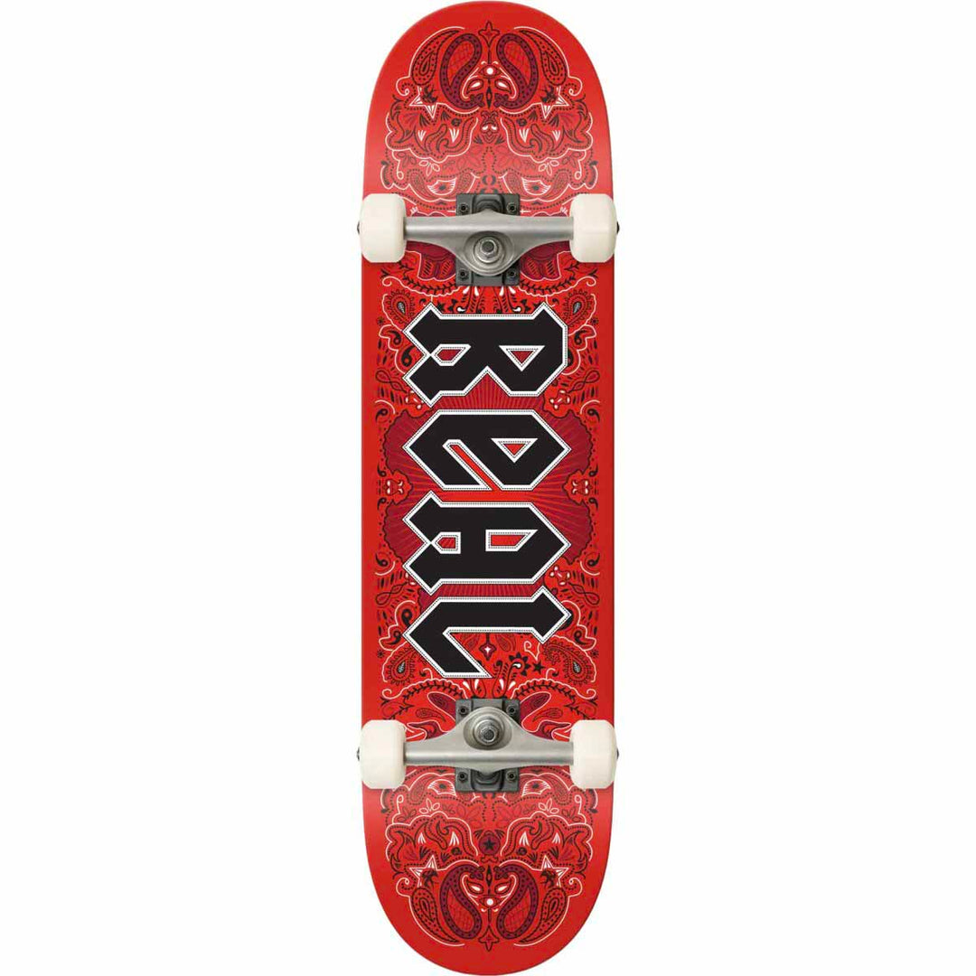 Real Bandana Complete Skateboard Red 7.75"