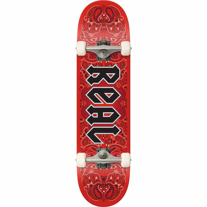 Real Bandana Complete Skateboard Red 7.75"