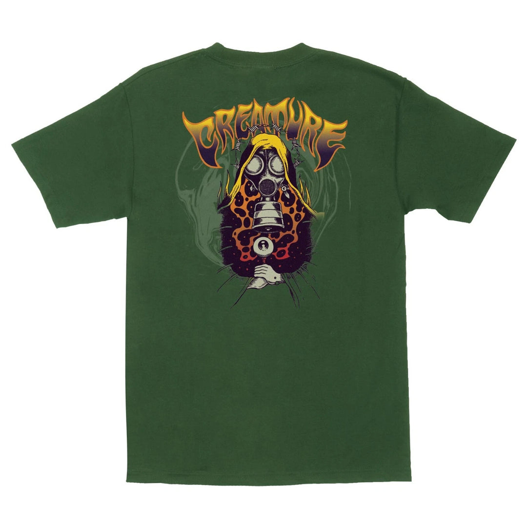 Creature Gasmask Tripz T-shirt Evergreen XX- Large