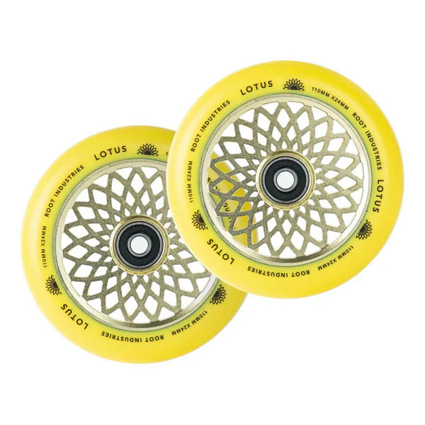 Root Industries Lotus Wheels 110mm | Yellow