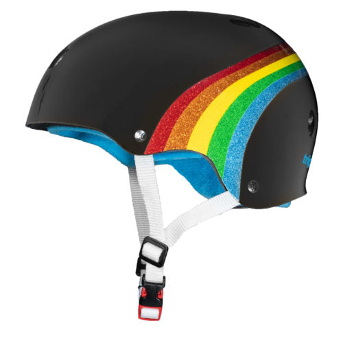 Triple 8 The Certified Helmet Ss Rainbow Sparkle Black