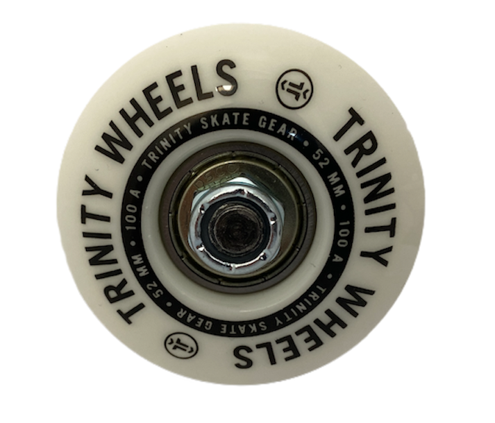 Trinity Trucks/Wheels/Bearings Combo 5.0" Raw/Black