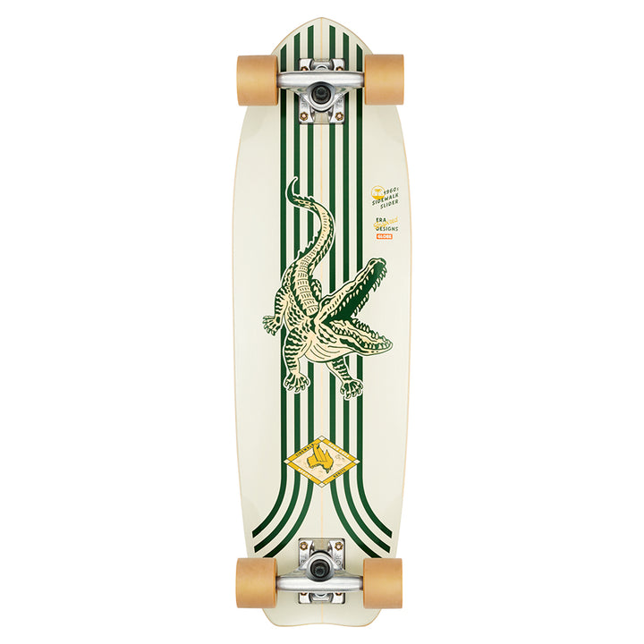 GLOBE Sidewalk Slider Green Croc Complete Cruiserboard | 28"