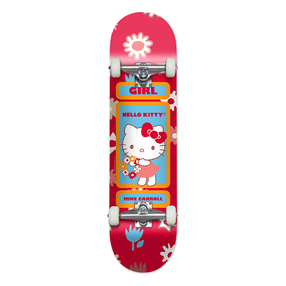 GIRL HELLO KITTY MIKE CARROLL COMPLETE SKATEBOARD | 7.75"