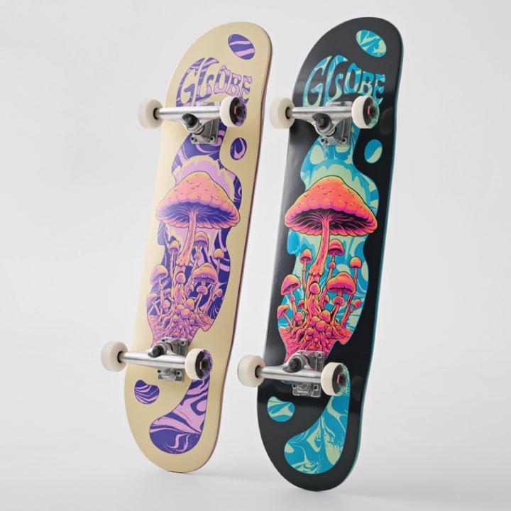 Globe G1 Mind Expansion Black Green 8.25 Complete Skateboard